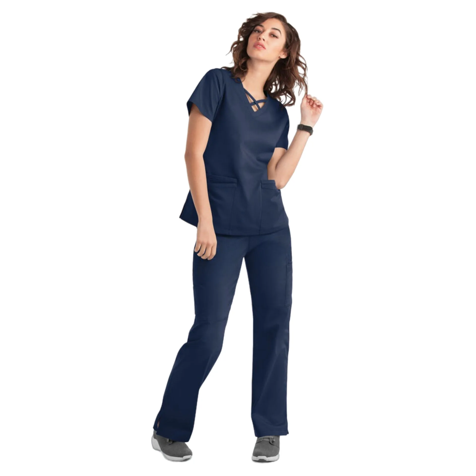 Venda quente personalizado esfrega conjunto estiramento respirável feminino jogger enfermagem esfrega uniformes médicos elastano hospital uniformes cirúrgicos