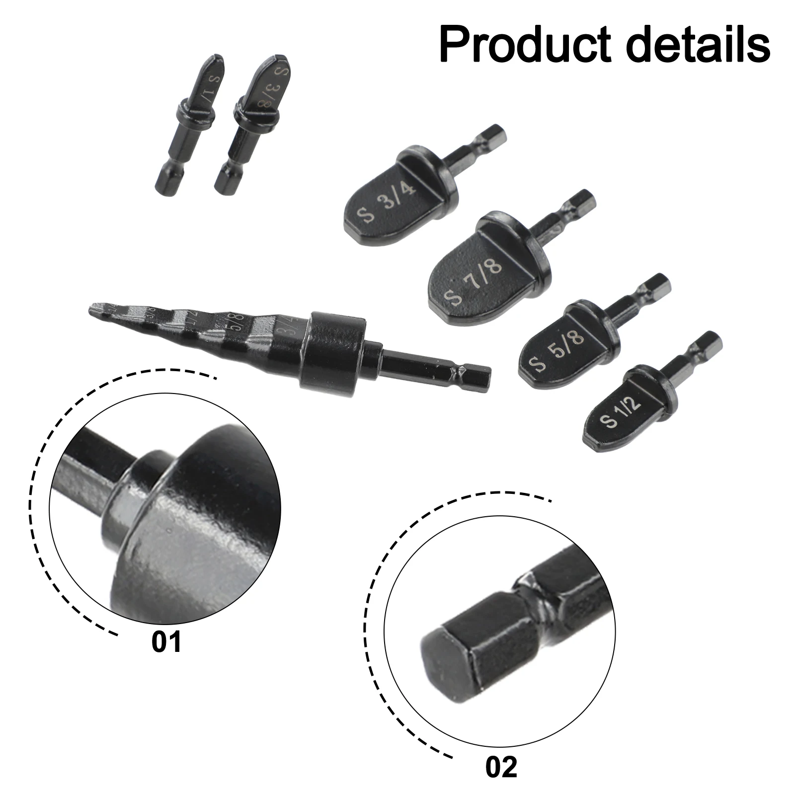 DIY Plumbing Kit 7pcs Tool Set Home Repair Tasks Multiple for Sizes Available Robust Steel Construction for versatile Size Range