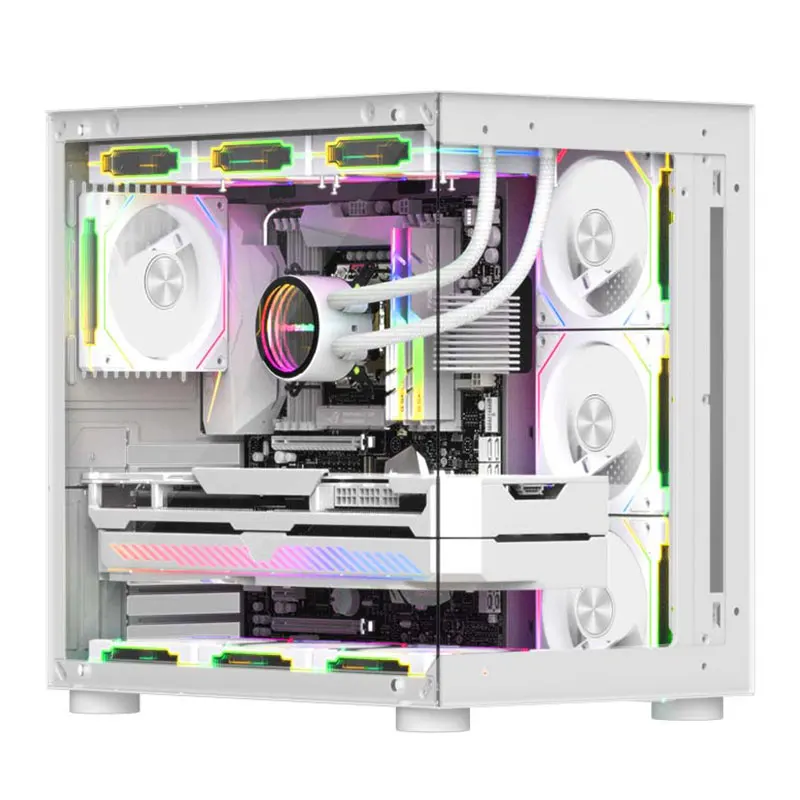 Power Train PRISM 5 Pro 120mm Case Fan 5V 3PIN ARGB Quiet Cooling Fan with Axis CD Pattern Design Compatible with AURA SYNC