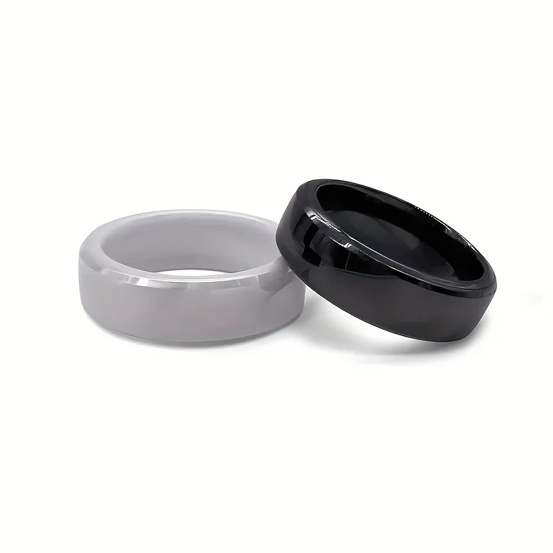 Smart Key Ring NFC Waterproof Ceramic Ring Replace Car Key Card Key Fob Made With Original Card Chips For Tesla Model 3 Model Y