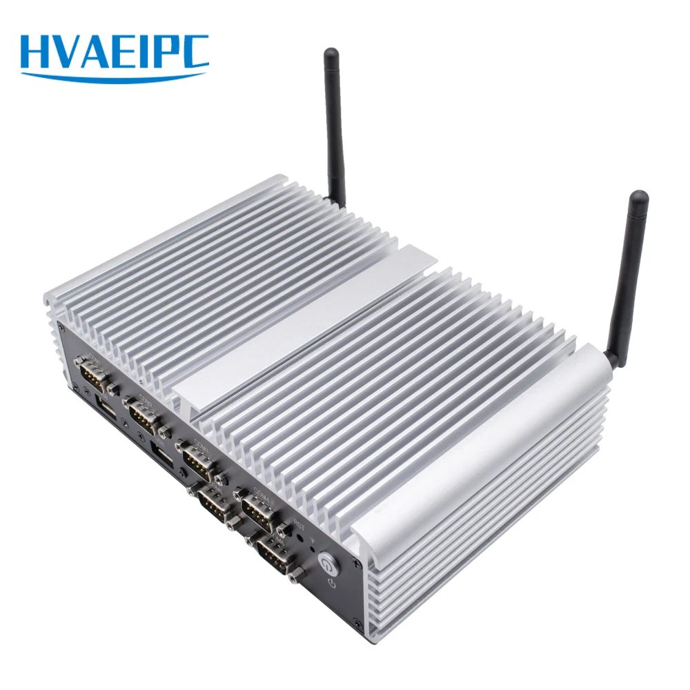 HVgland-Mini PC industriel robuste sans ventilateur, 9V-36V, I7 10810U, Spring10U, PC de voiture, RS485, GPIO, Linux, Micro ordinateur, SSD, Façades, Core, 15W, IPC