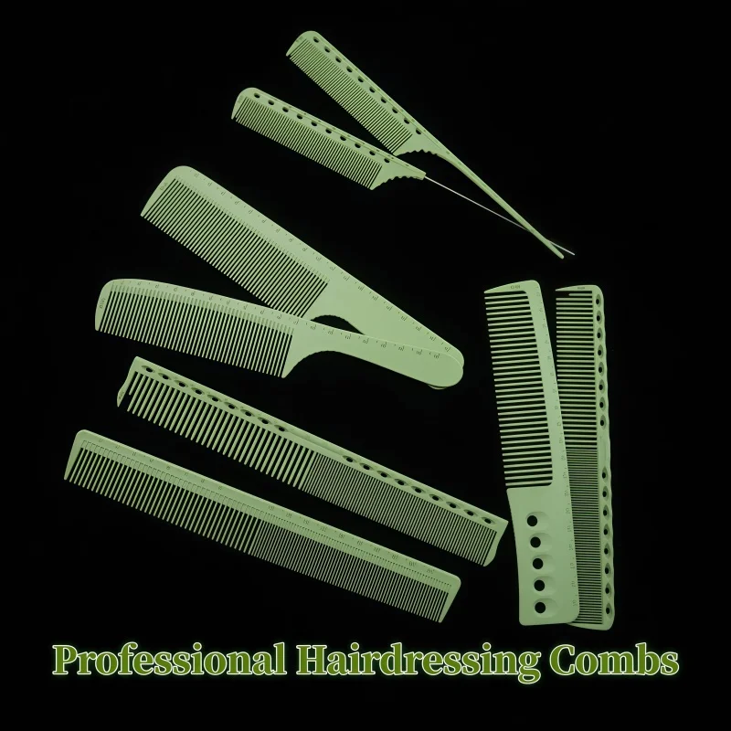 

Laser Engraving CombSet With Scale Barber Shop Hair Cutting Comb Hairdresser Dedicated Haircut HairbrushHair Salon StylingToolsY