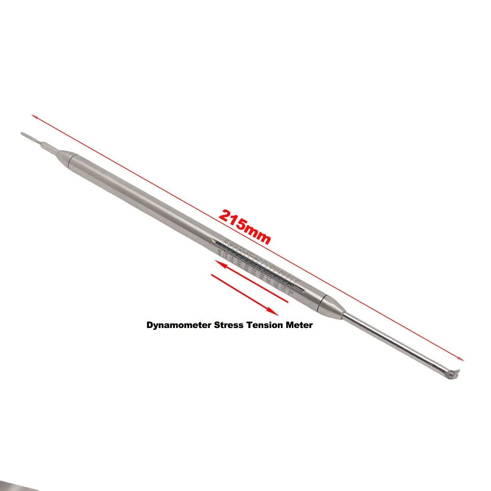 멸균 가능한 치과 교정용 다이나모미터 스트레스 텐션 미터, 탄성 밴드 교정기 구강 힘 측정 도구 세트