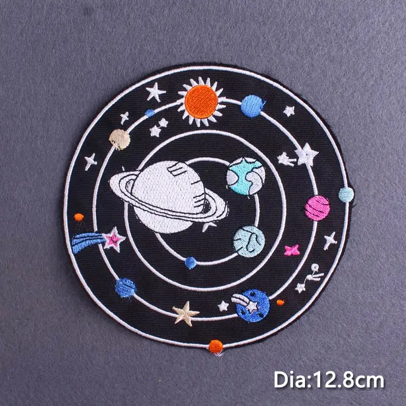 Berg-Hirsch-Fuchs-Abenteuer-Aufnäher Sonne & Mond Stickerei Aufbügelbare Aufnäher für Kleidung Camping Outdoor DIY Näh-Applikation – Detail 27