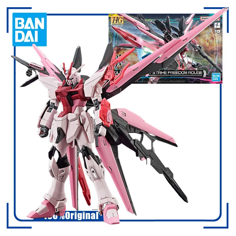 

Bandai HG 1/144 Gundam Perfect Strike Free Rouge 14 см анимированная оригинальная фигурка модель собранная игрушка подарочный набор для детей