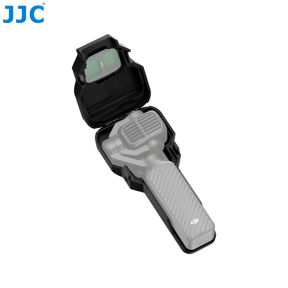 JJC PC-OP4PSE For DJI Osmo Pocket 4P Portable ABS Semi Protective Bag Accessories Can Store 2 Micro SD Cards and 2 Filters
