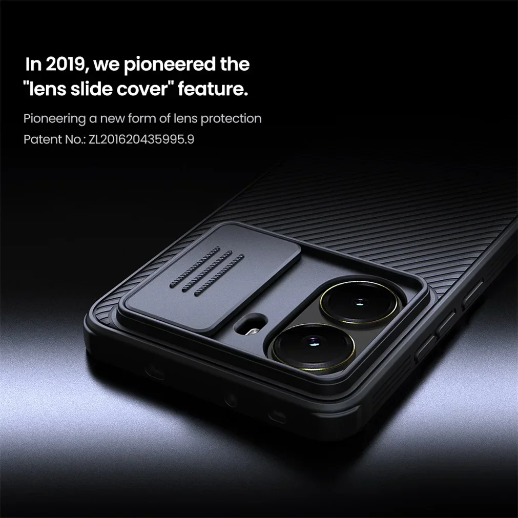 NILLKIN For Xiaomi Poco X7 Pro 5G Case CamShield Pro Privacy Protection Slide Camera Cover For Poco X7 Pro With Camera Curtain image 2
