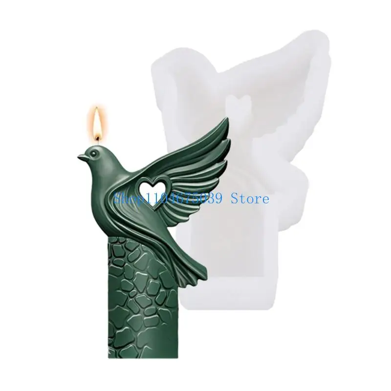 5asd Heat Resistant Peace Doves Silicone Mould For Baking Craft Easy Cleaning Jewelry Making Supply
