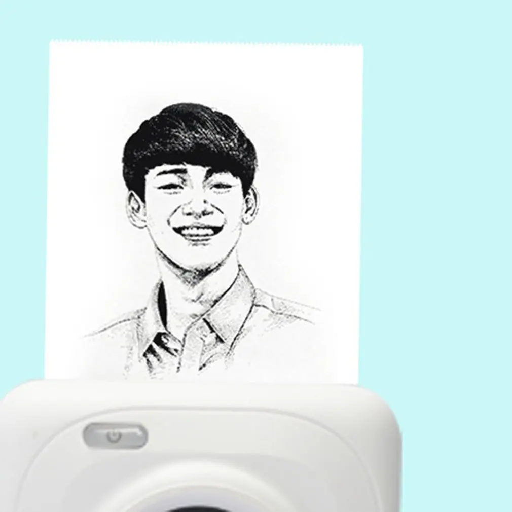 57X3 0มม. พิมพ์กระดาษกาวติดด้านหลังสีขาวมีกาวเหนียวกระดาษความร้อนอุปกรณ์เสริมสำหรับเครื่องพิมพ์มินิ Ericsson