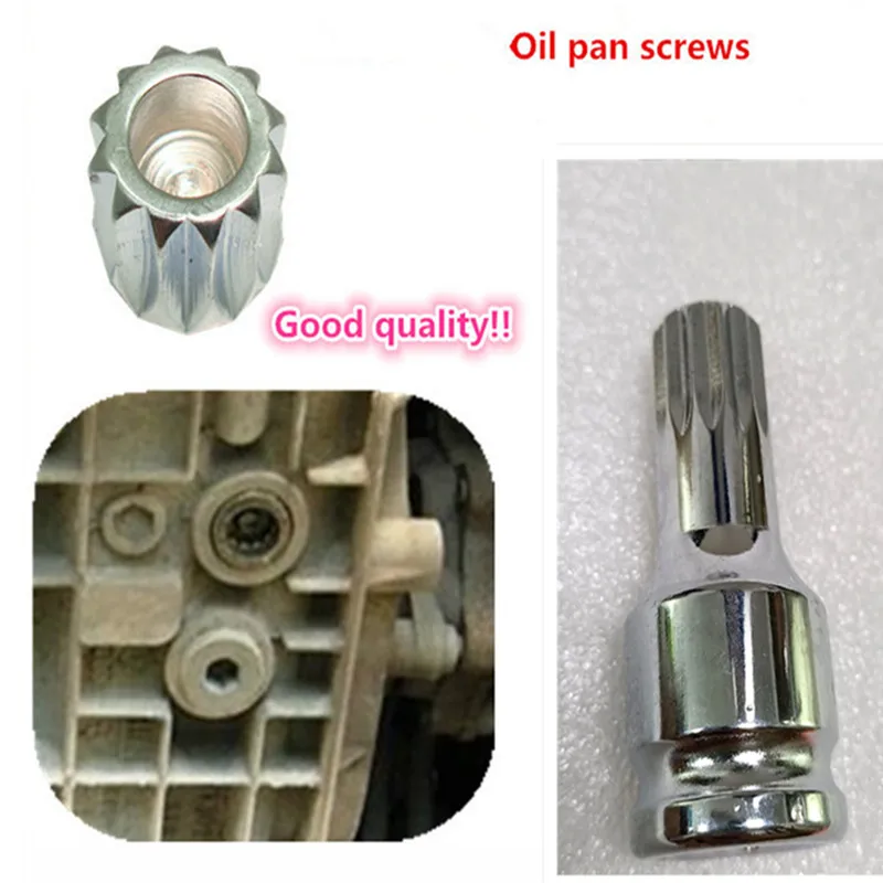 New arrival and good quality! Fit for V-W  for Au-di Oil Pan Drain Plug Screw Bolt Star Tamper Proof Socket Tool M16