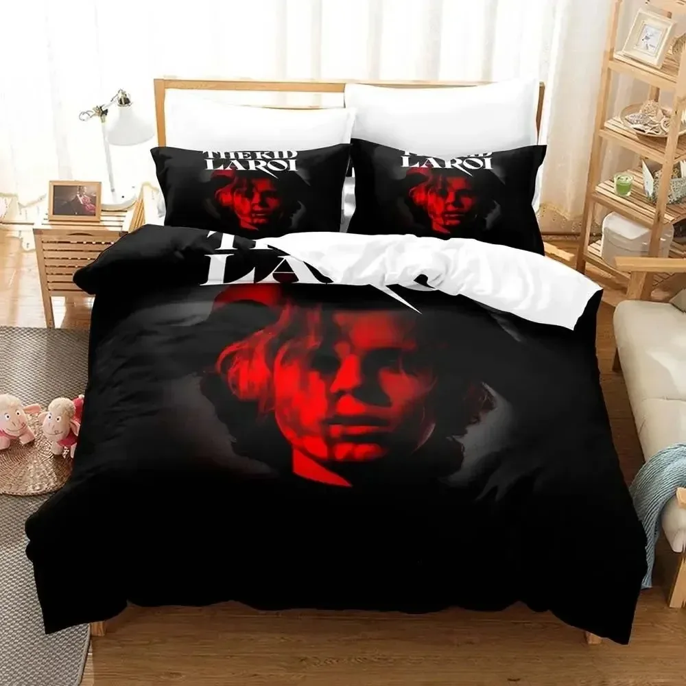 Exquisite 3D The Kid LAROI Wallpaper Anime Digital Printing Bedding Set Duvet Cover Comforter Bed Youth Kids Girl Boys Gift