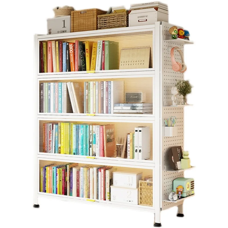*/*Study Locker Floor-to-ceiling Multi-layer Storage Cabinet Microwave Oven Household Multi-functional Cabinet With Door Dust Lo