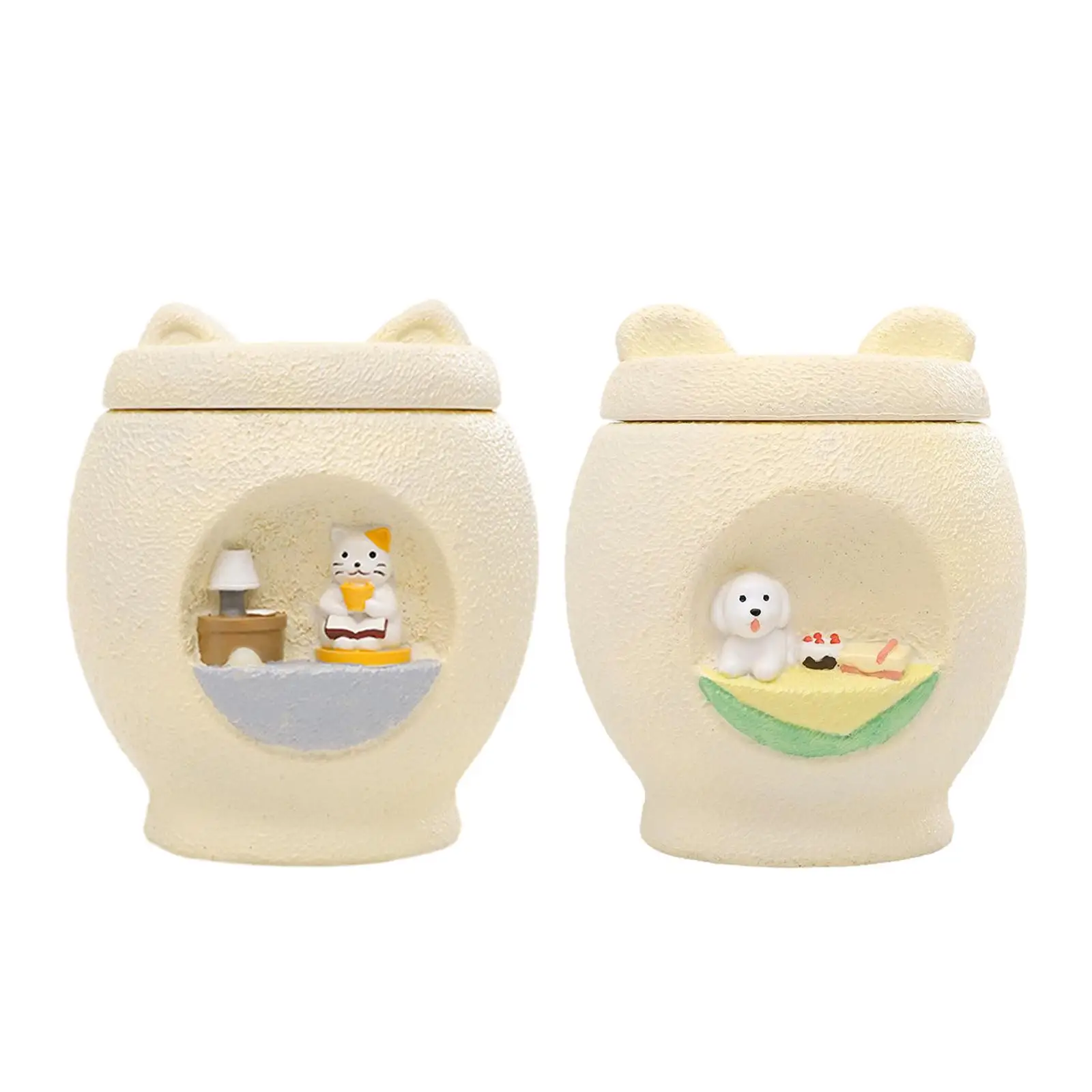 Memorial Pet Urn Small Ash Urn Burial Retain Memories Container Jar Memorial Ash