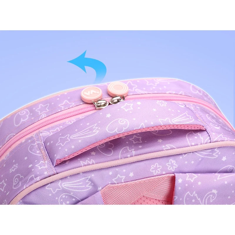 Little Girl Princess Sweet Rainbow Swan Large Capacity Schoolbags New Children Student Cute Cartoon Fashion Backpacks for Travel