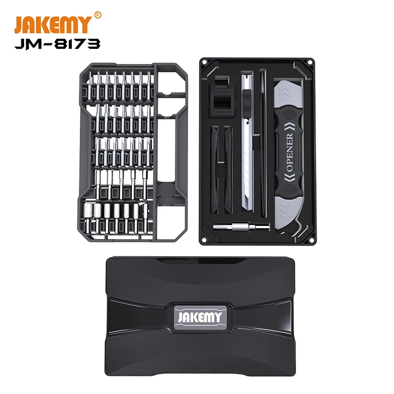 JAKEMY JM-8173 Precision Magnetic Screwdriver Set Repair Tools Kit for Computer Laptop Cell Phone PC Household Repair Tool