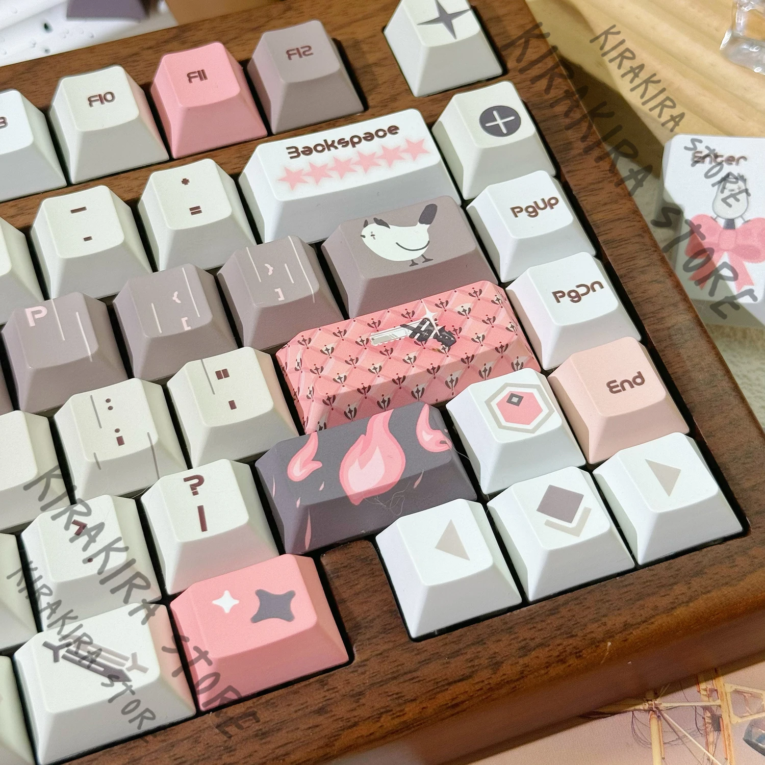 Arknights Irene Keyboard Keycap Cosplay Computer Anime Collection Theme High Quality Colorful kawaii Ornaments Otaku HI75 HI8