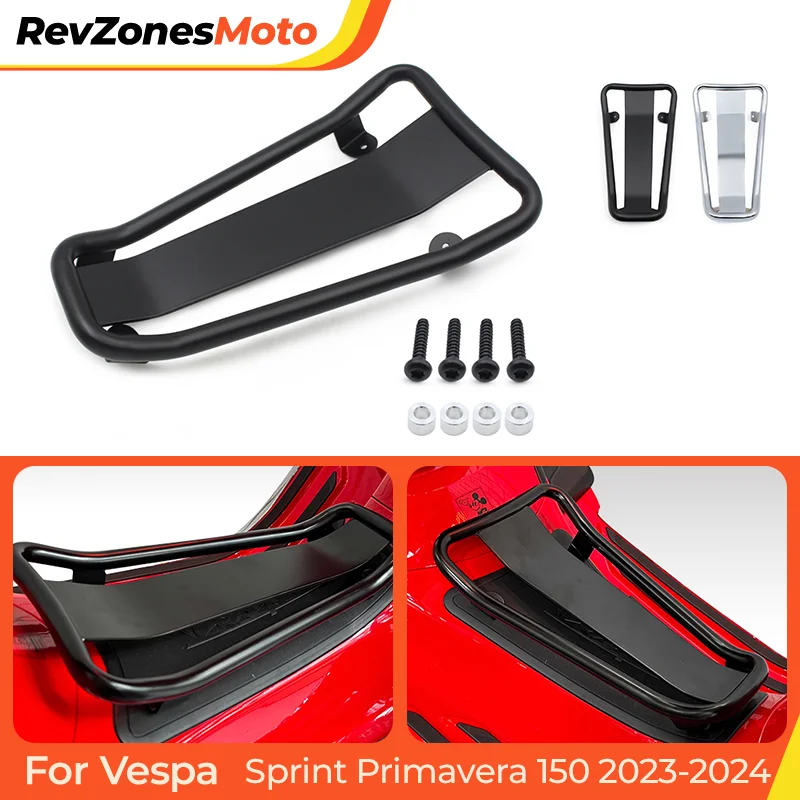 

Motorcycle Footrest Luggage Rack Fixing Bracket for Piaggio Vespa Sprint 150 Primavera 150 2023-2024 Scooter Floorboard Rack