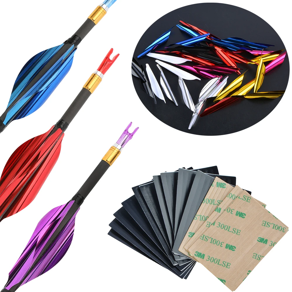 

50pcs Spiral Feather Archery Arrow Feather Plastic Arrow Fletches Vane Compound Recurve Bow Shooting Hunting Arrow Fletching