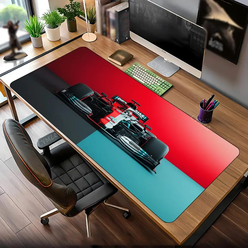 

F1 гоночный автомобиль узор тема большой коврик для мыши настольный коврик игровые коврики противоскользящие прочные офисные аксессуары коврик для клавиатуры и мыши