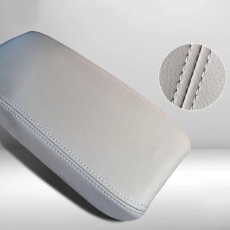 New PU Leather Car Armrest Box Center Console Lid Armrest Cover Car Accessories For For Honda Civic 8th Gen Sedan 2006-2011