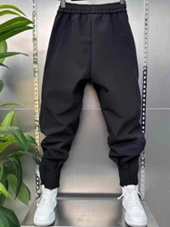 Mens Solid Color Pants Autumn/Winter Men's Clothing Trousers Sport Jogging Fitness Running Trousers Harajuku Streetwear Pants