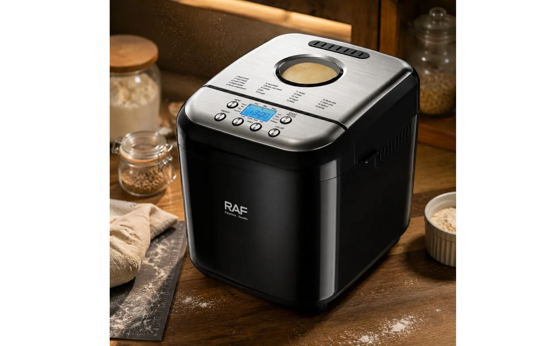 Automatic Bread Appliance 3 in 1 Bread Baking Machine Bread Mixture Appliance Constant Temperature Fermentation Kitchen