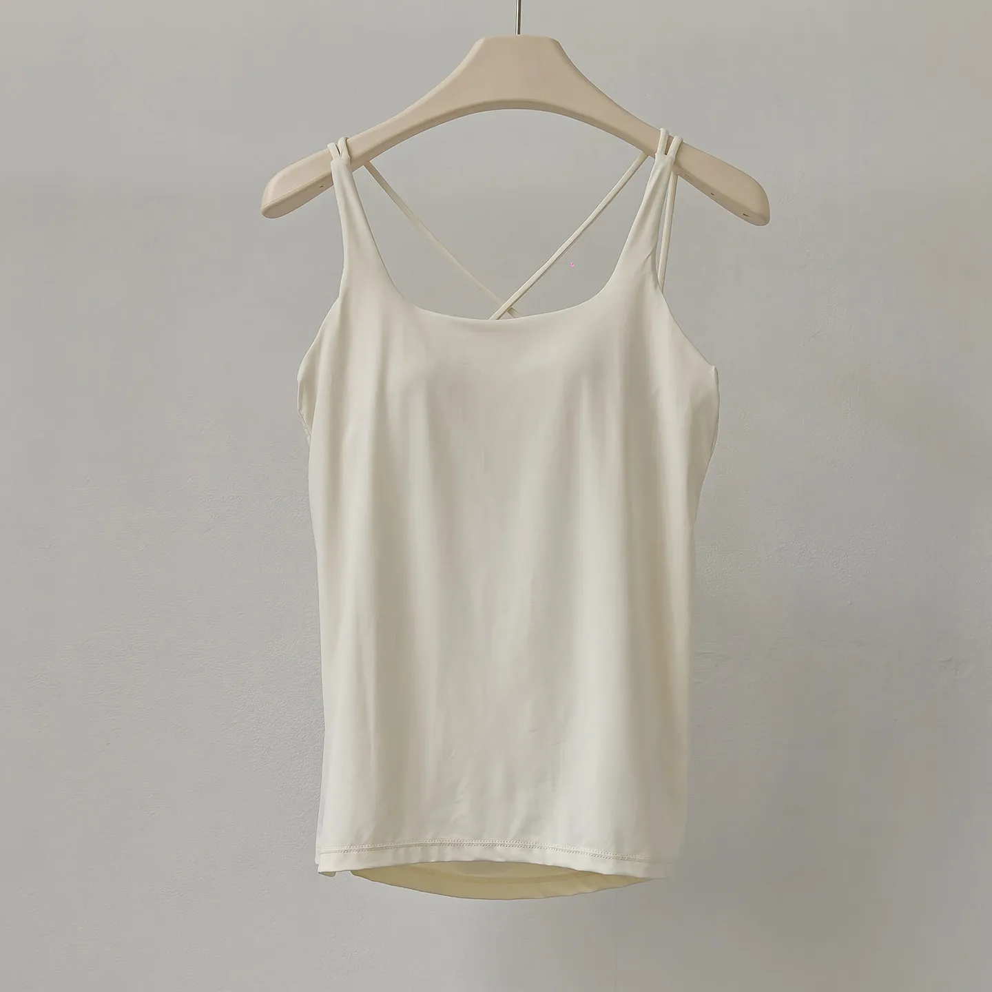 Women's Cushion Padded Sports Bra Tube Top Sleeveless Tank Top Fitness Crop Vest Sexy Sport Lingerie Yoga Underwear