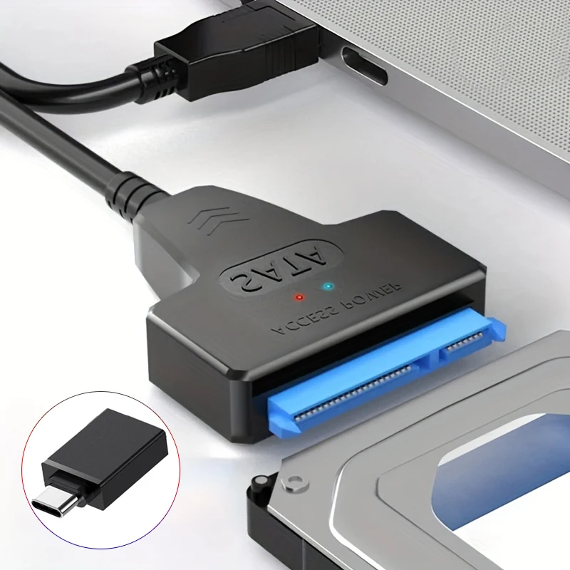 SATA to USB Cable USB 3.0 /Type-C to SATA III Hard Driver Adapter for 2.5