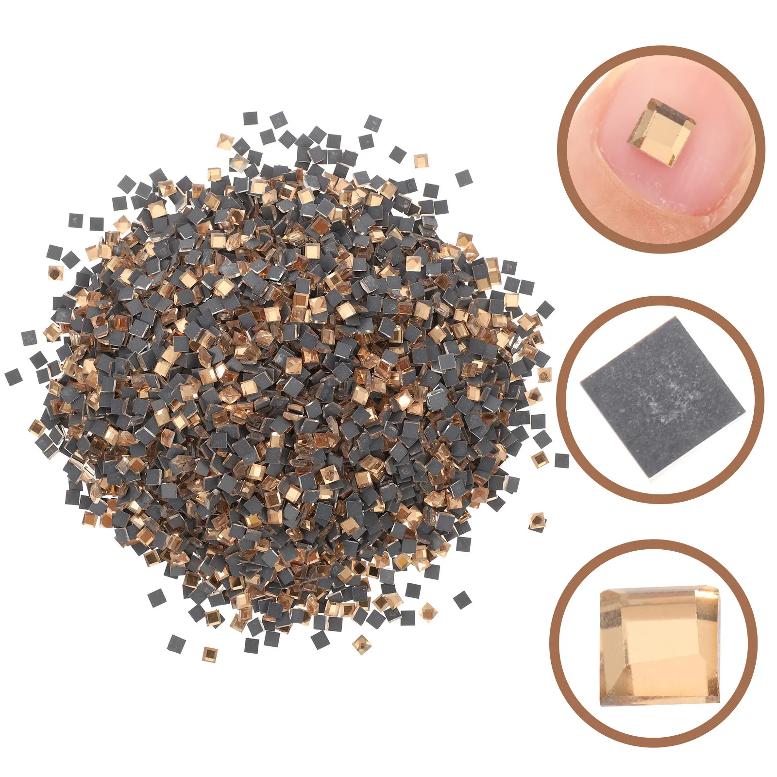 

5000Pcs Premium Glass Mini Mosaic Tiles Decorative Craft Supplies for Nail Art DIY Scrapbooking Home Decoration Wall Art