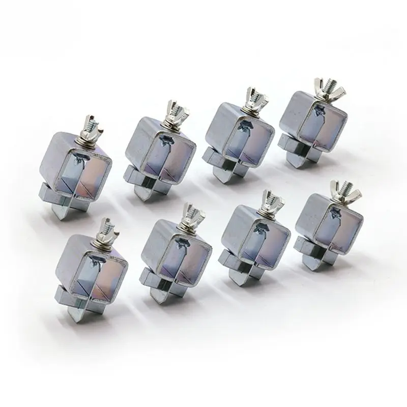 8PCS/Set Butt Welding Clamps, Small Welding Clamps Auto Body Panel Clamps for Edge to Edge Welding, Welding Soldering Clamps