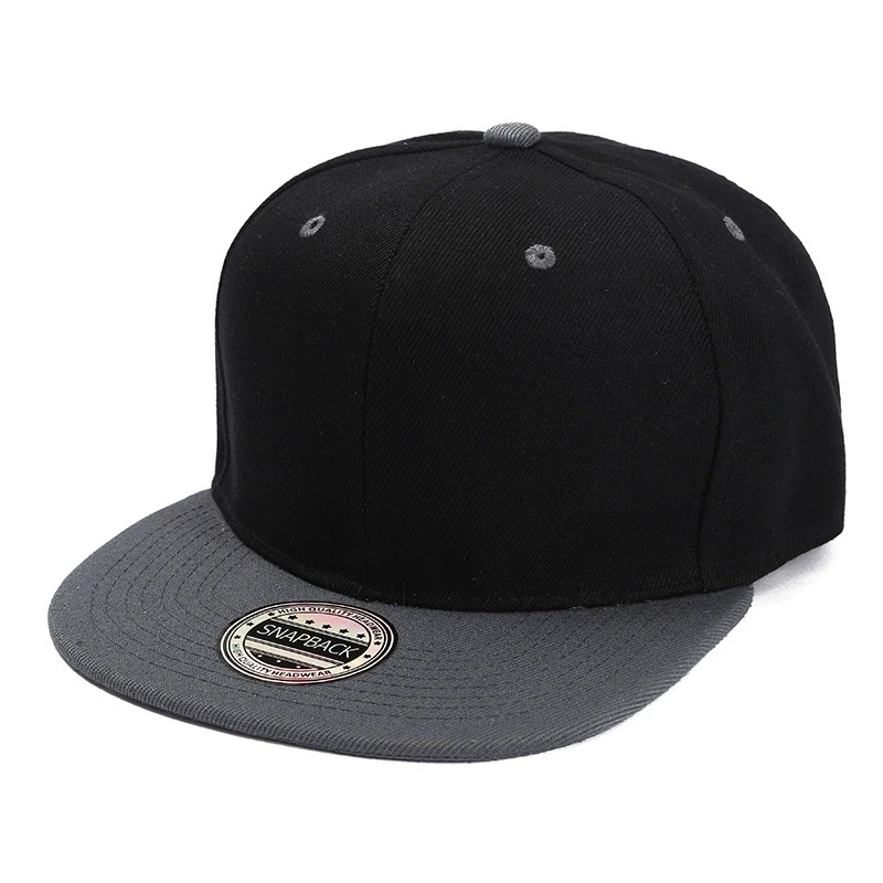 Farbblockierte Baseballkappe mit flacher Krempe, vielseitiger Sonnenschutz und Sonnenschutzhut, Outdoor-Mode, Unisex, Street-Hip-Hop-Hut – Detail 8