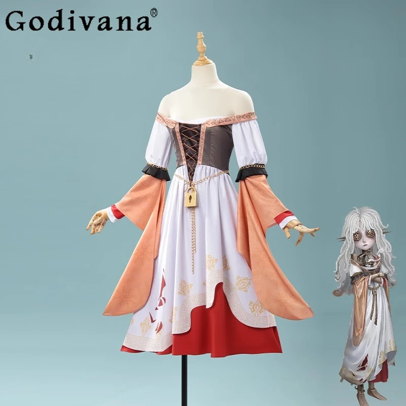 الزي الدعامة زي البدلة للنساء لعبة موحدة الهوية الخامس فتاة صغيرة تأثيري فستان الفتيات ذكريات حفلة الهالوين