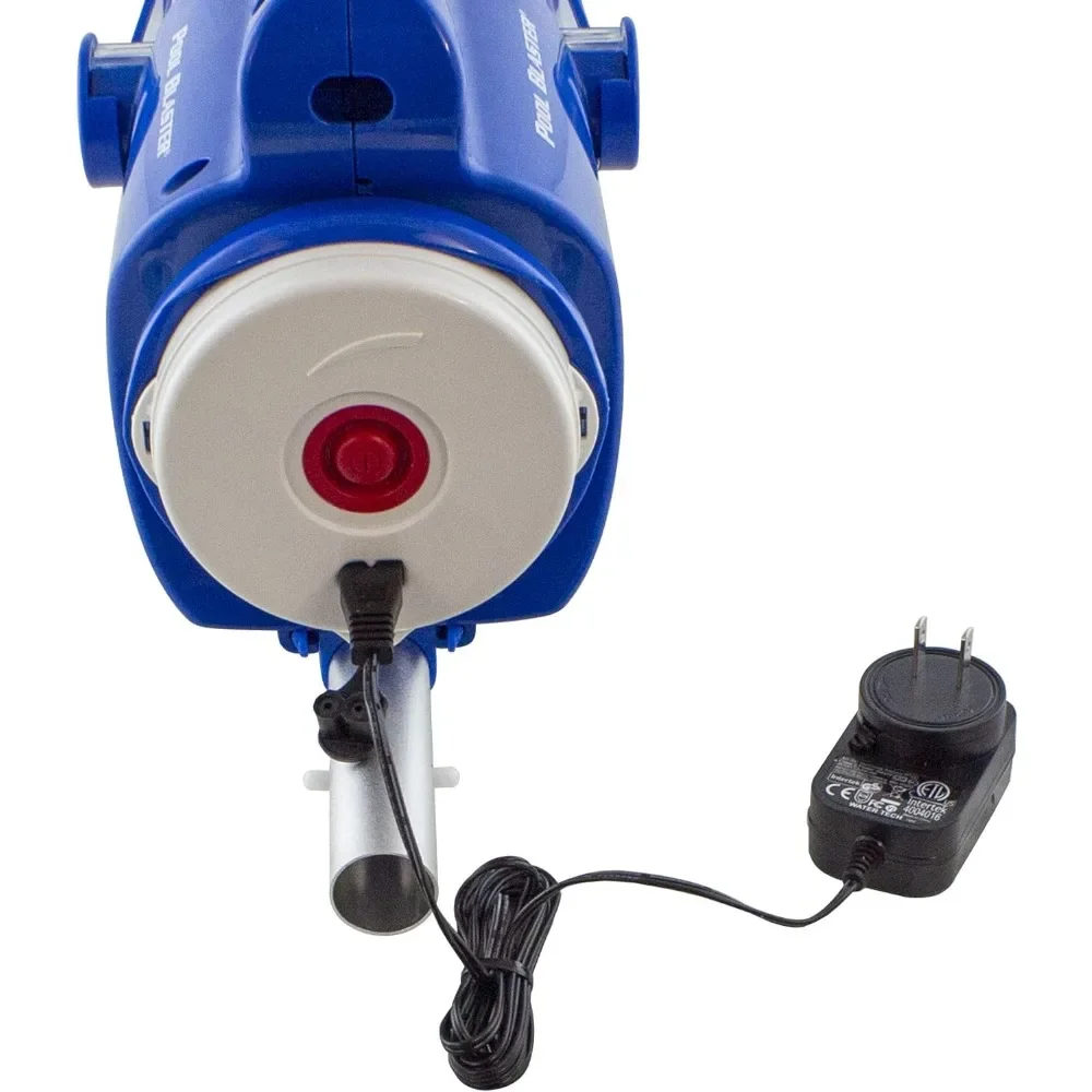 Aspirateur de piscine sans fil avec jeu de poteaux, capacité de débris XL et filtre avancé, déterminer le nettoyeur de piscine aste pour le sable et les feuilles