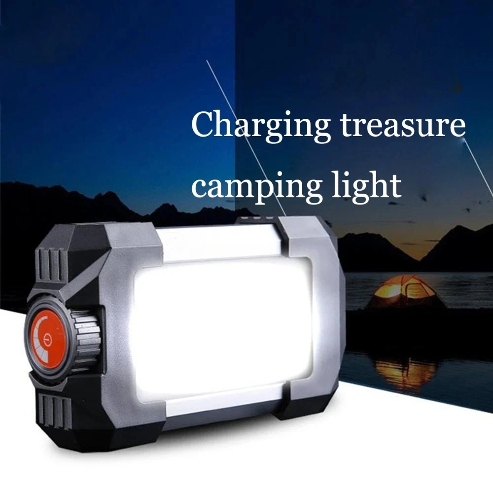 Outdoor Portable 27 LEDs Lantern Lamp Rechargeable Flasher Flashlight Lantern Light with USB Hook 10W 500LM Camping Tent Light