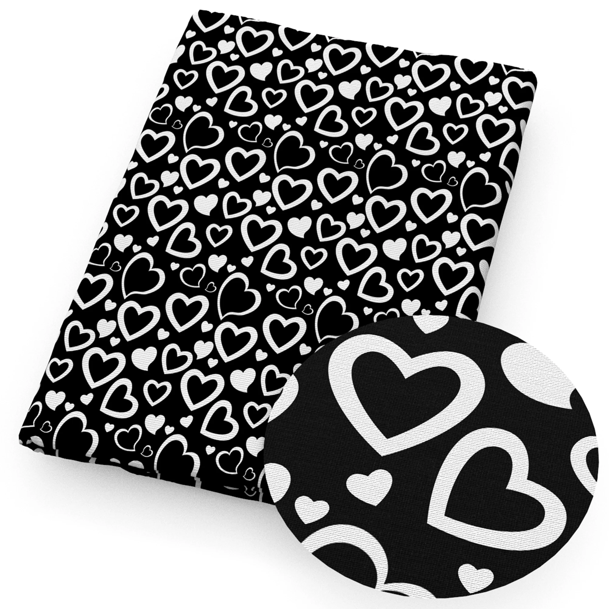 قلب الحب Xoxo سلسلة عيد الحب القطن بواسطة متر أقمشة نمط الدانتيل لخياطة القماش فستان DIY بها بنفسك الحرفية المنسوجات المنزلية