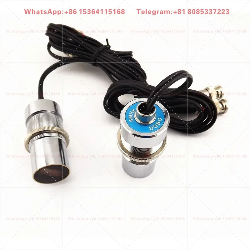 Automatic Twin Crystal Focusing Water Immersion Probe NDT Ultrasonic Testing Transducer Replacement Spare Accessory