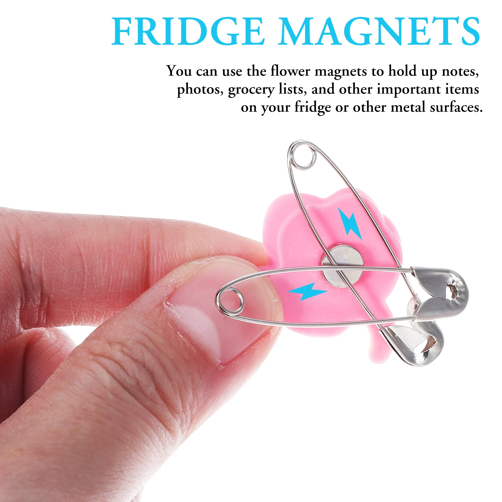 

12Pcs Peach Blossom Flower Fridge Magnets Resin Cute Refrigerator Magnets for Notes Photos Locker Kitchen Fridge Decoration