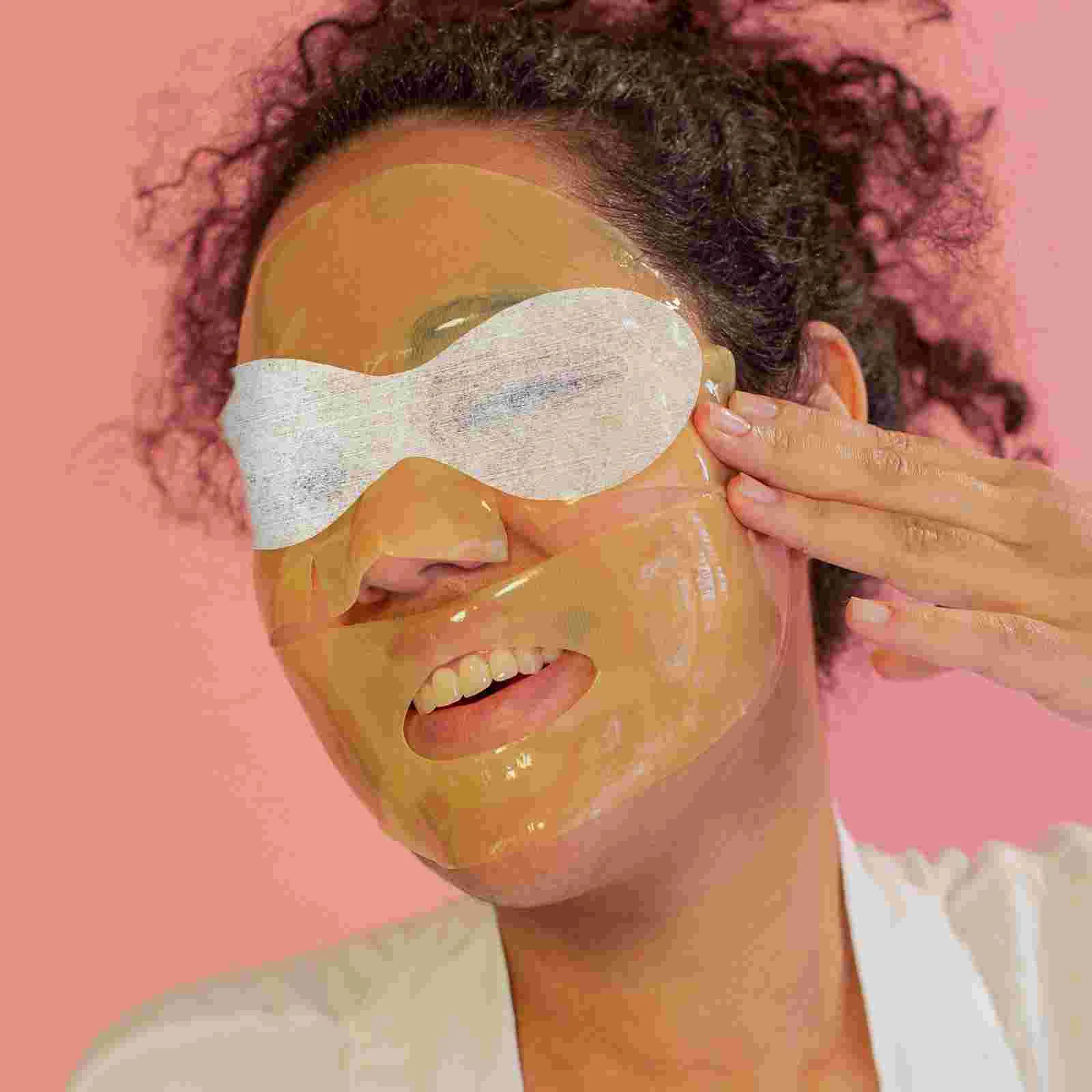 200 Pcs Eye Patches For Wrinkles Double Paper Steam Heating Covers for Facials