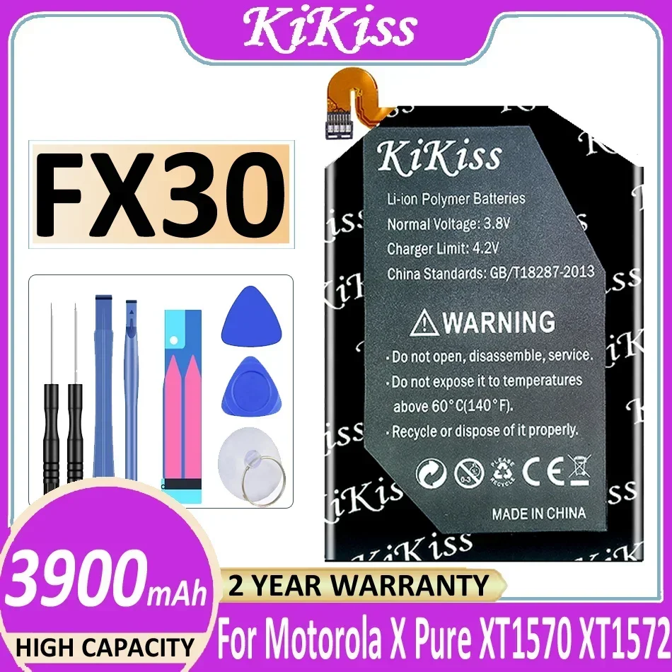 KiKiss Battery FX30 3900mAh for Motorola Moto X Pure XPure Edition X Style Pure X Style X+2 XT1570 XT1572 XT1575