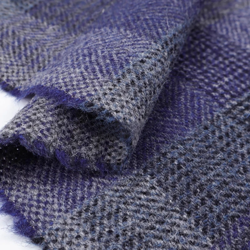 Tessuto Tweed Lue Plaid 95% La - Tailored Coat Wool recensione e prezzo