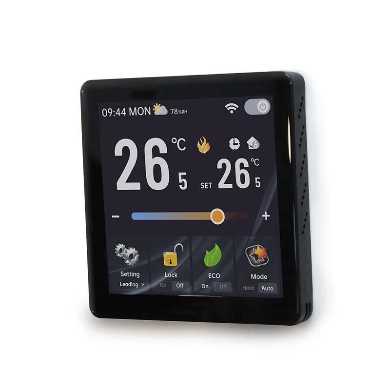 

Умный газовый котел-водонагреватель с 4-дюймовым TFT-экраном, термостат для теплого пола, Wi-Fi управление через приложение Graffiti, 220В