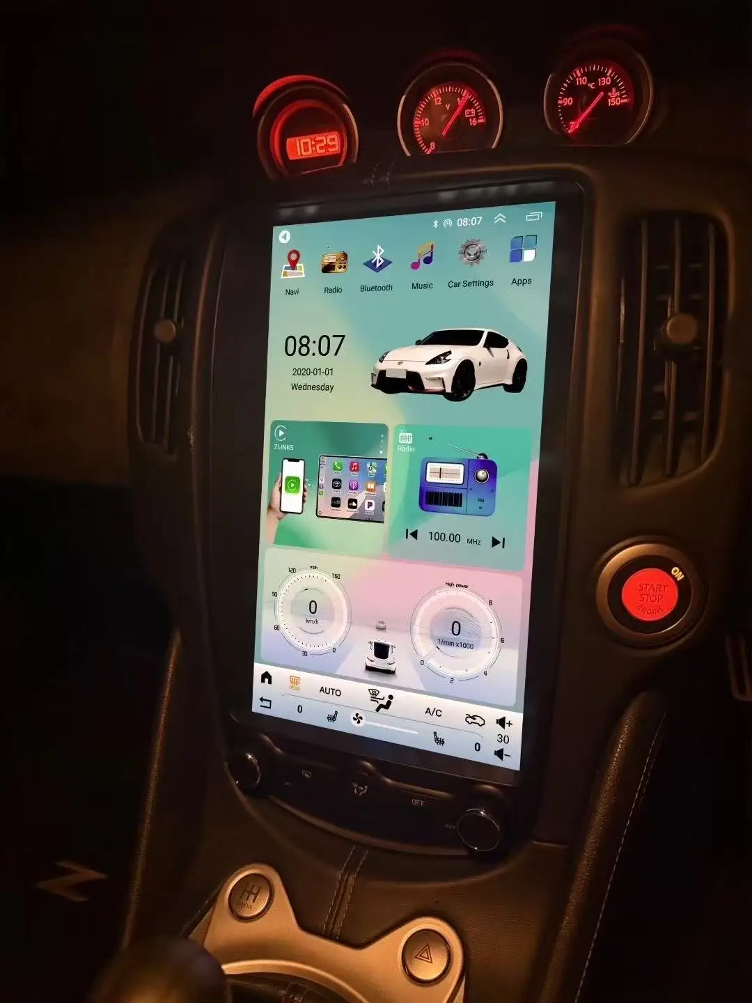 

8core Android14 Head Unit Radio For Nissan 370Z Z34 2008-2019 GPS Navig Multimedia Player Radio Tape Recorder Carplay