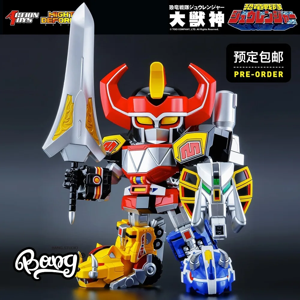 In Stock ACTION TOYS Power Ranger Dino Megazord Deformable Finished Product Composite Model Action Figure