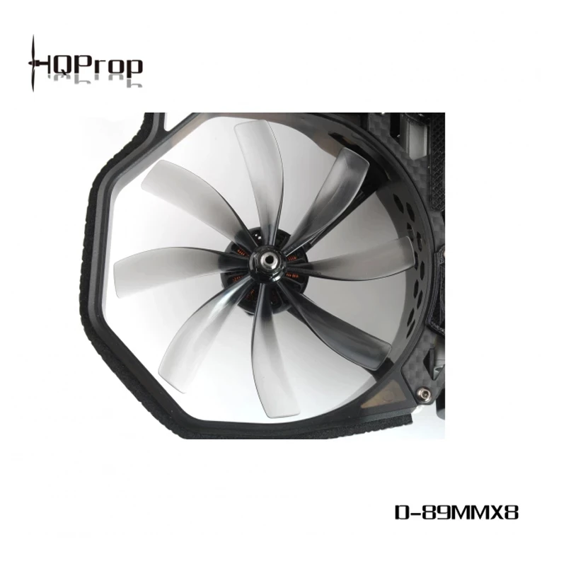 8pairs HQProp 89MMX8 89mm 3.5inch Propeller 8-Blade Prop CineWhoop ProTek35 For RC DIY FPV Racing Drone HQ Duct