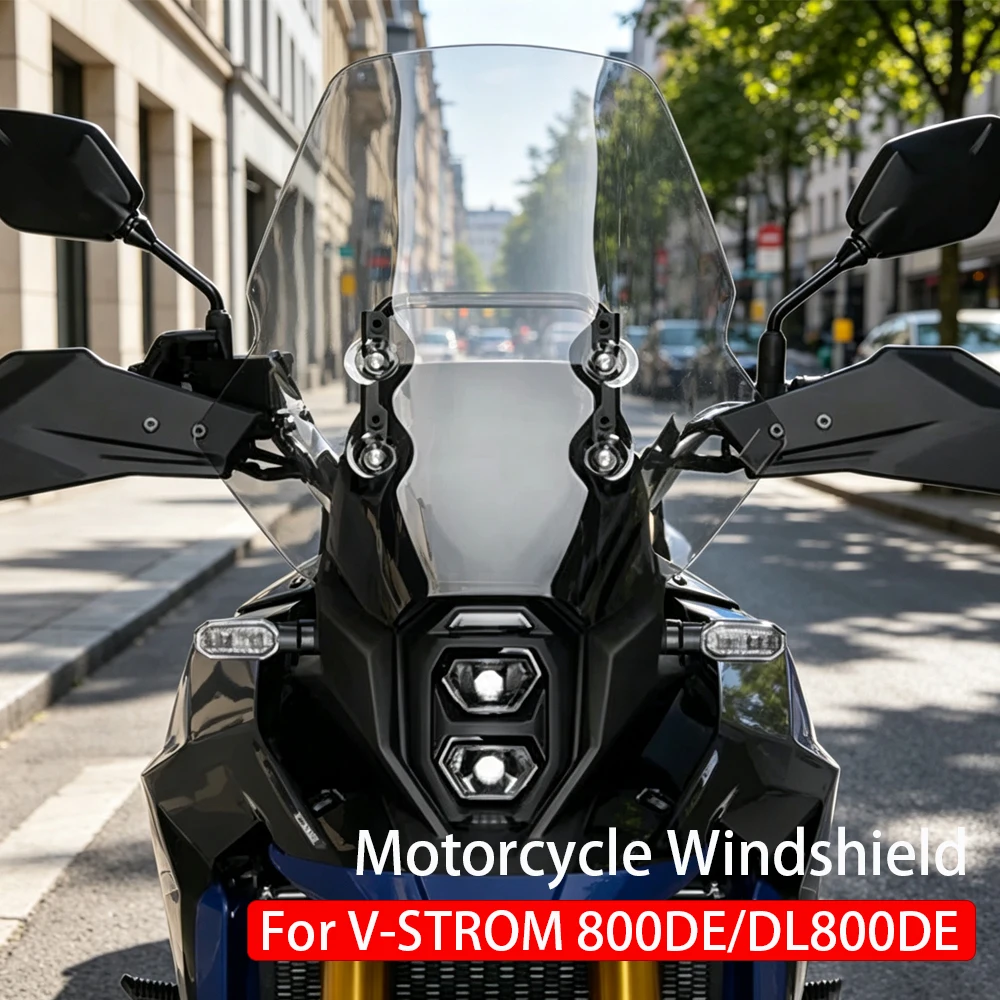 NEW Motorcycle Screen Front Windshield Wind Screen Deflector Increase Windshield For SUZUKI V-STROM 800 DE 800DE DL800DE