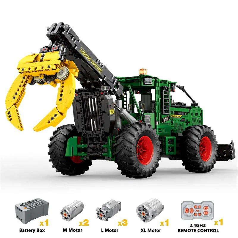 IN STOCK MOC Technical Engineering 948L II Skidder Building Blocks Assembling Tractor Model Bricks Toys for Boys Birthday Gift