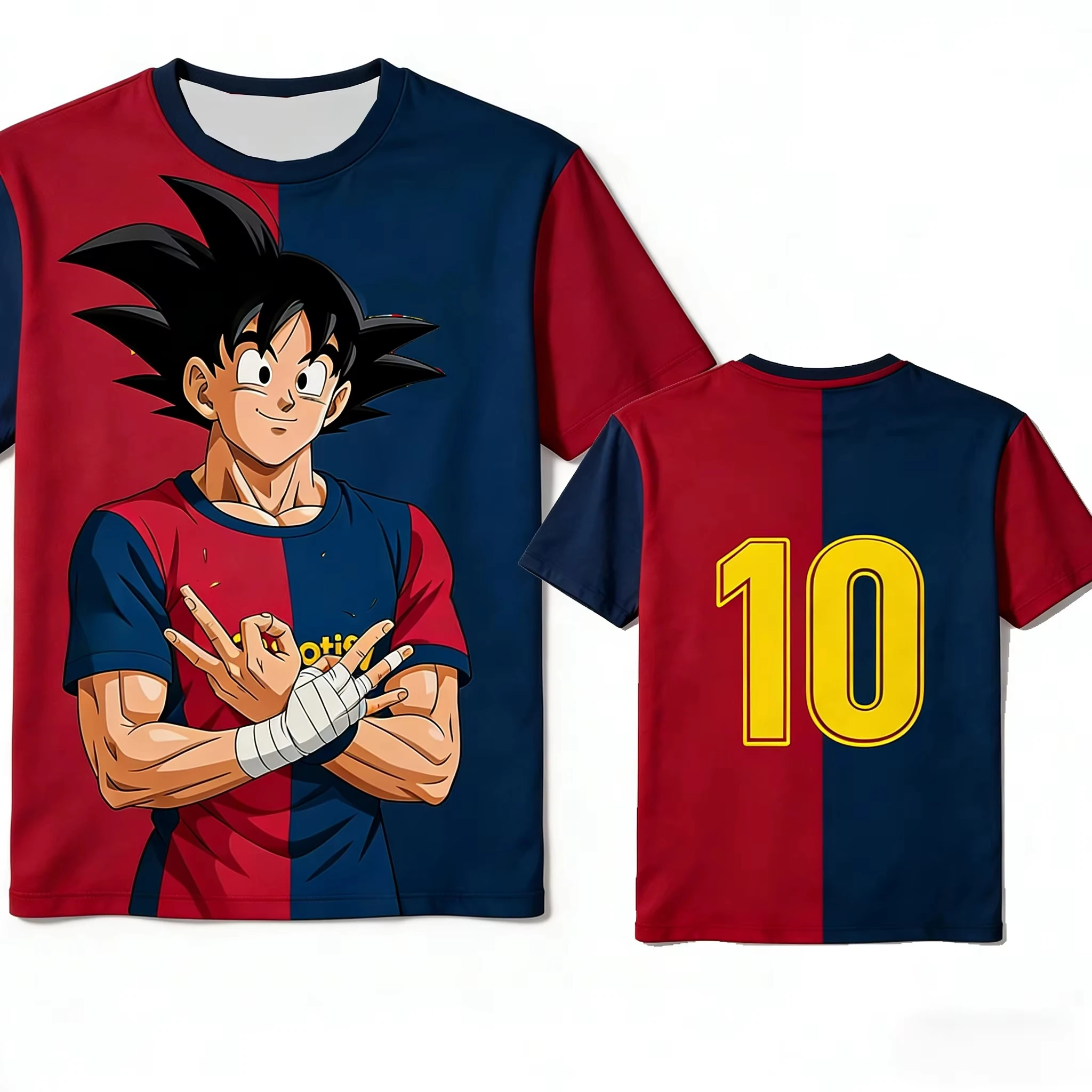 2026 Summer One Piece Luffy Retro Cosplay T-shirt Men's Oversized 3D Printed Short-sleeved Family Unisex Children's Sports Shirt