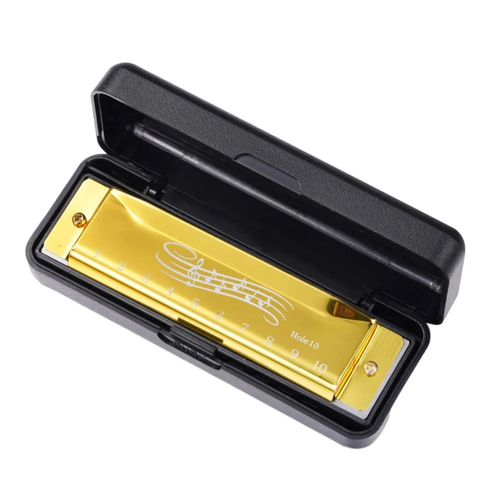 

Harmonica 10 hole 20 tone portable oral organ early education instrument toy easy to learn children's Christmas gift