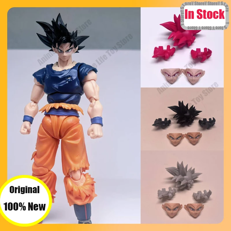 

Dragon Ball Head Accessories S.H.Figuarts Super Saiya God Son Goku Heads customized Accessories Anime Action Figure