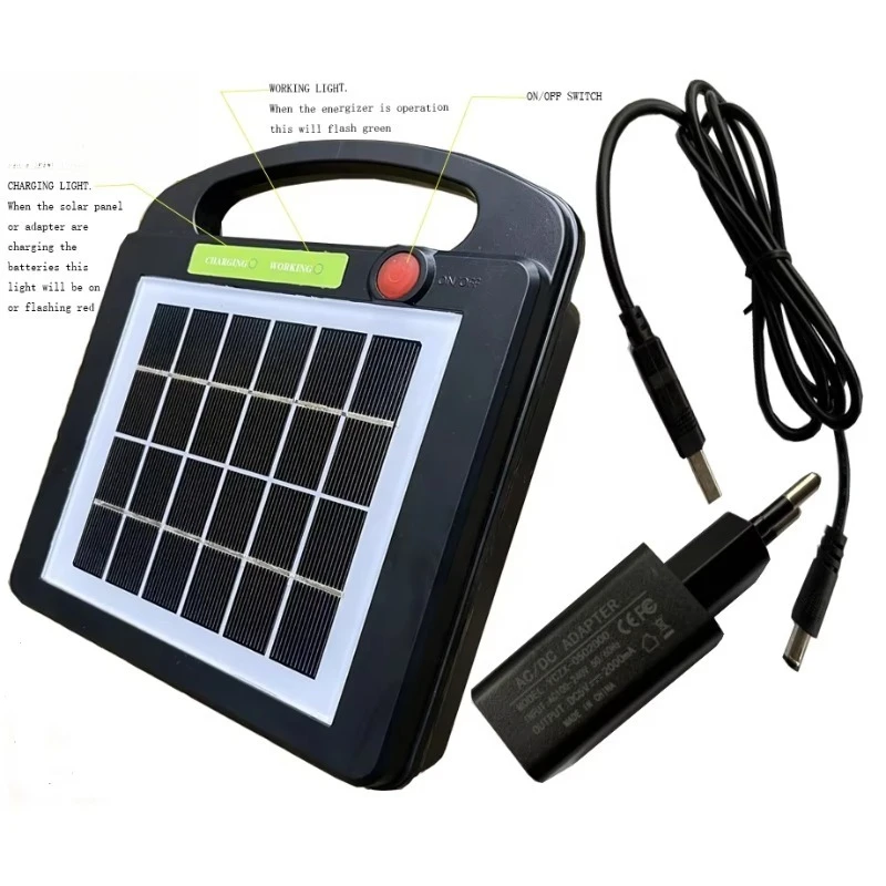 Электрический забор для собак на солнечной батарее